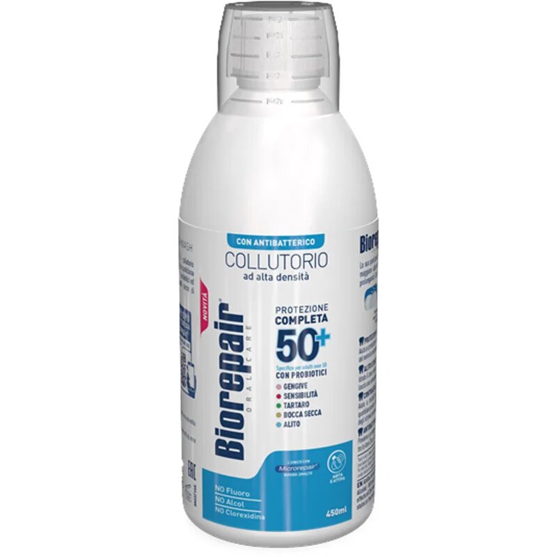 Biorepair Complete Protection 50+ szájvíz antibakteriális hatású 450 ml