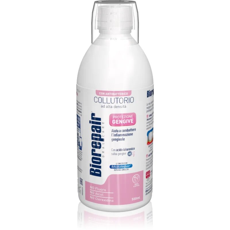 Biorepair Gum Protection Mouthwash szájvíz a fogak és a fogíny védelmére 500 ml