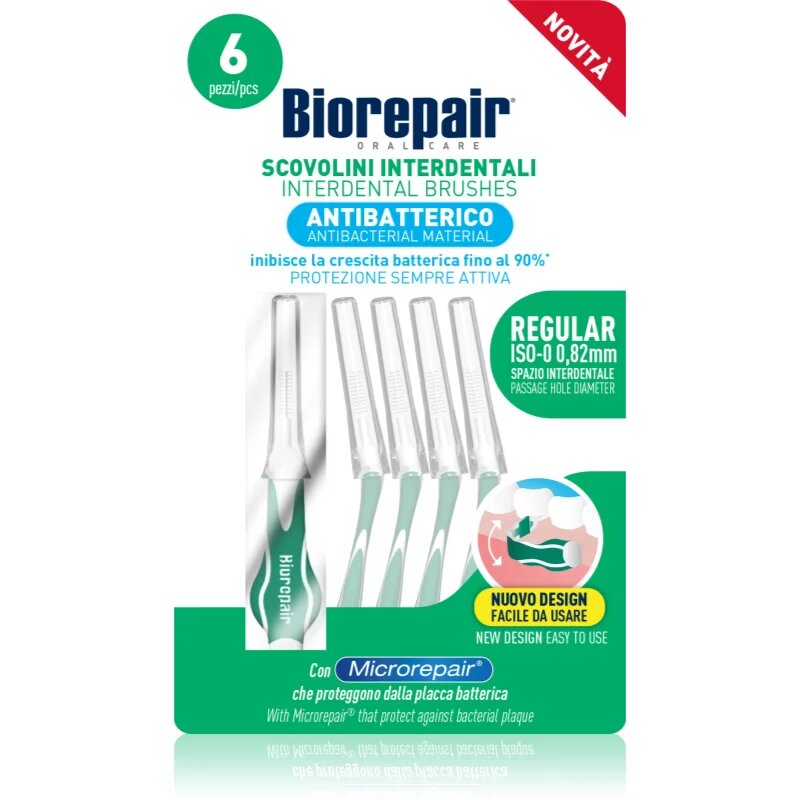 Biorepair Regular fogköztisztító kefék 082mm 6 db