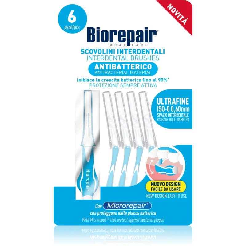 Biorepair Ultra Fine fogköztisztító kefék 060 mm 6 db