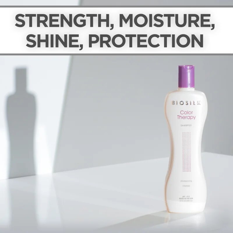 Biosilk Color Therapy Shampoo finom állagú sampon szulfát és parabén nélkül 355 ml