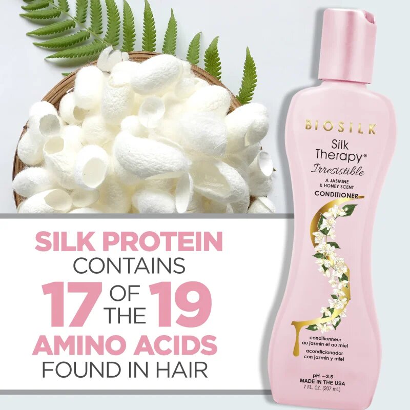 Biosilk Silk Therapy Irresistible Conditioner megújító kondicionáló a fénylő és selymes hajért 207 ml