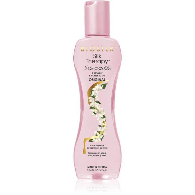 Biosilk Silk Therapy Irresistible öblítést nem igénylő regeneráló ápolás selyemmel 167 ml