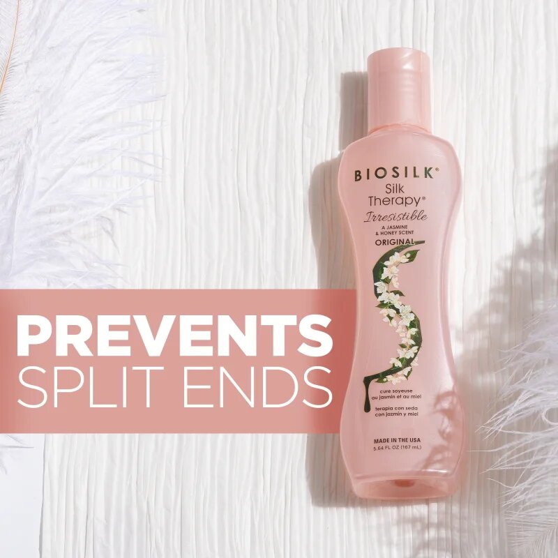 Biosilk Silk Therapy Irresistible öblítést nem igénylő regeneráló ápolás selyemmel 167 ml