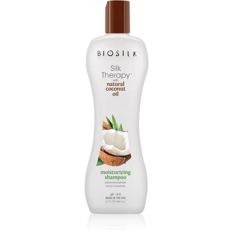 Biosilk Silk Therapy Natural Coconut Oil hidratáló sampon kókuszolajjal 355 ml