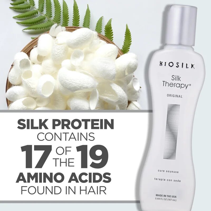 Biosilk Silk Therapy Original selymes regeneráló ápolás minden hajtípusra 167 ml
