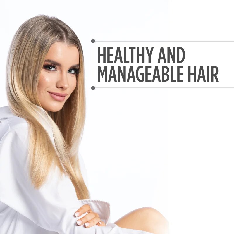 Biosilk Silk Therapy Thermal Shield hővédő spray hajsütővassal és hajvasalóval kezelt hajra parabénmentes 207 ml