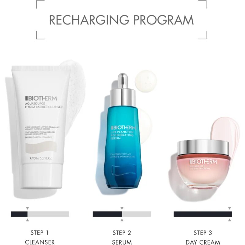 Biotherm Aquasource Cica Nutri Cream tápláló hidratáló száraz nagyon száraz érzékeny bőrre 50 ml