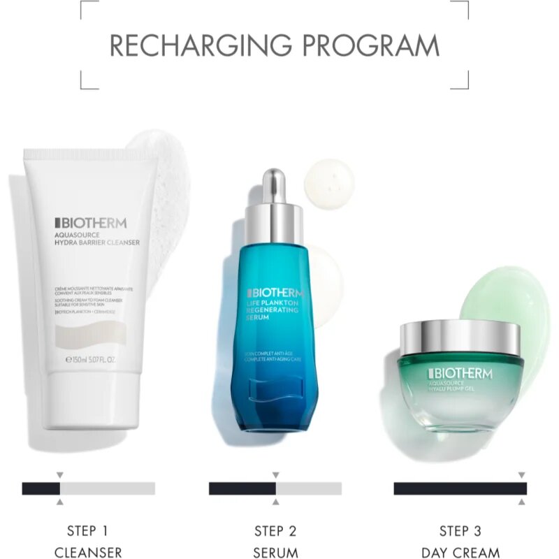 Biotherm Aquasource Hyalu Plump Gel hidratáló gél arcra 50 ml