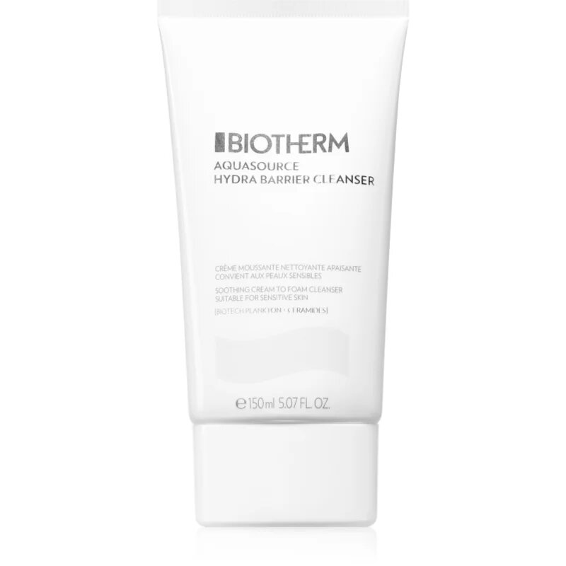 Biotherm Aquasource Hydra Barrier Cleanser tisztító gél az arcbőrre 150 ml