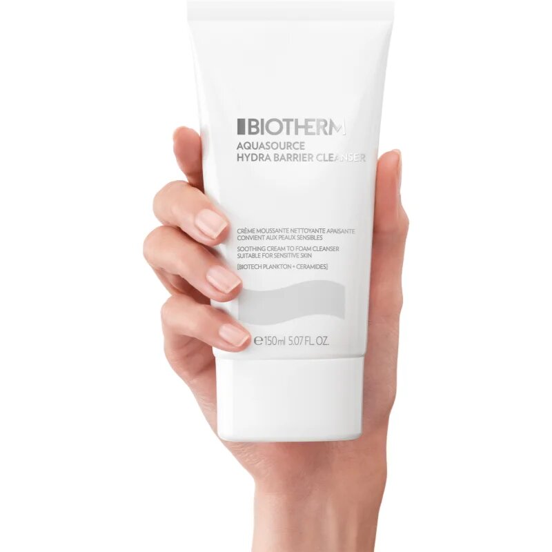 Biotherm Aquasource Hydra Barrier Cleanser tisztító gél az arcbőrre 150 ml