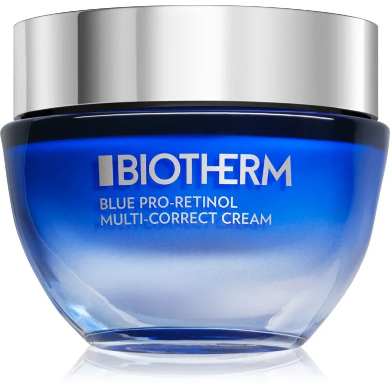 Biotherm Blue Pro-Retinol Multi Correct Cream Multikorrekciós nappali krém az öregedés jelei ellen retinollal hölgyeknek 50 ml