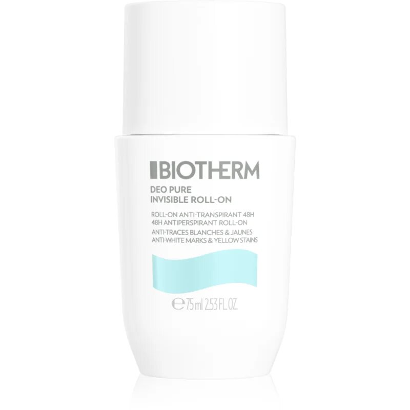 Biotherm Deo Pure Invisible Roll-on golyós dezodor roll-on 48h 75 ml