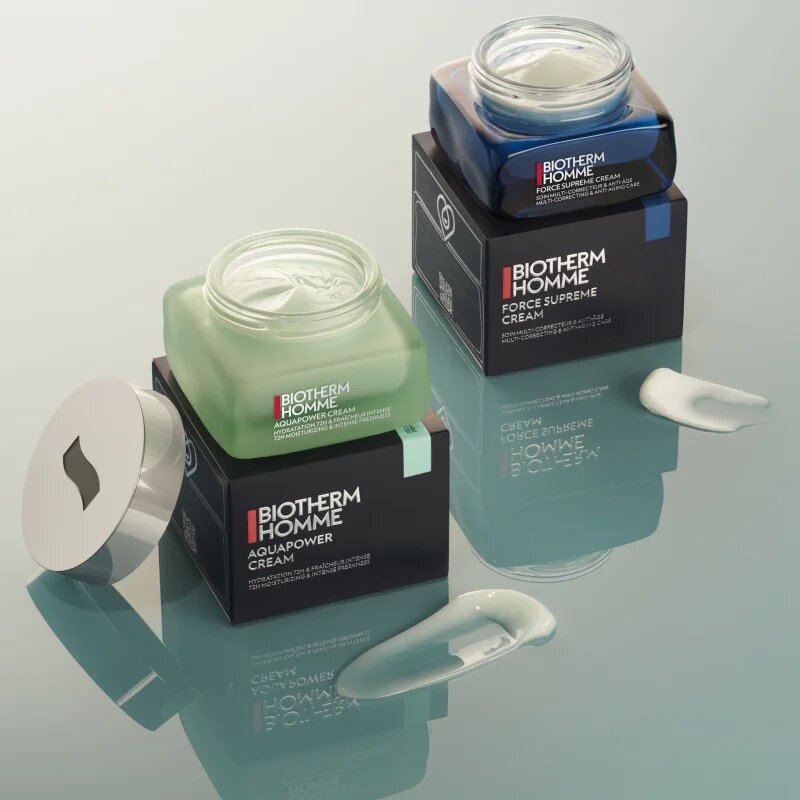 Biotherm Homme Aquapower Cream hidratáló géles krém 72 óra 50 ml