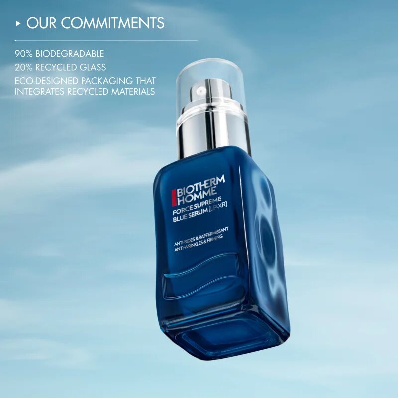 Biotherm Homme Force Supreme Blue Serum [LP-XR] ránctalanító szérum retinollal uraknak 30 ml