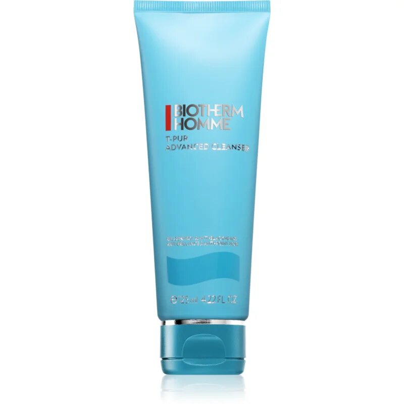 Biotherm Homme T-Pur Advanced Cleanser tisztító gél uraknak 125 ml