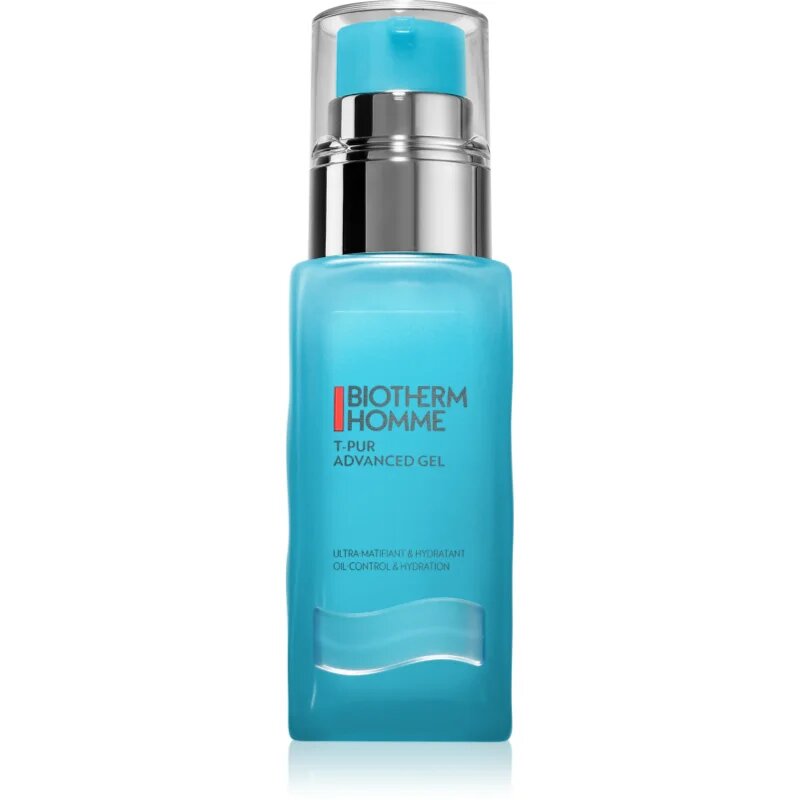 Biotherm Homme T-Pur Advanced Gel mattító gél hidratáló hatással 50 ml