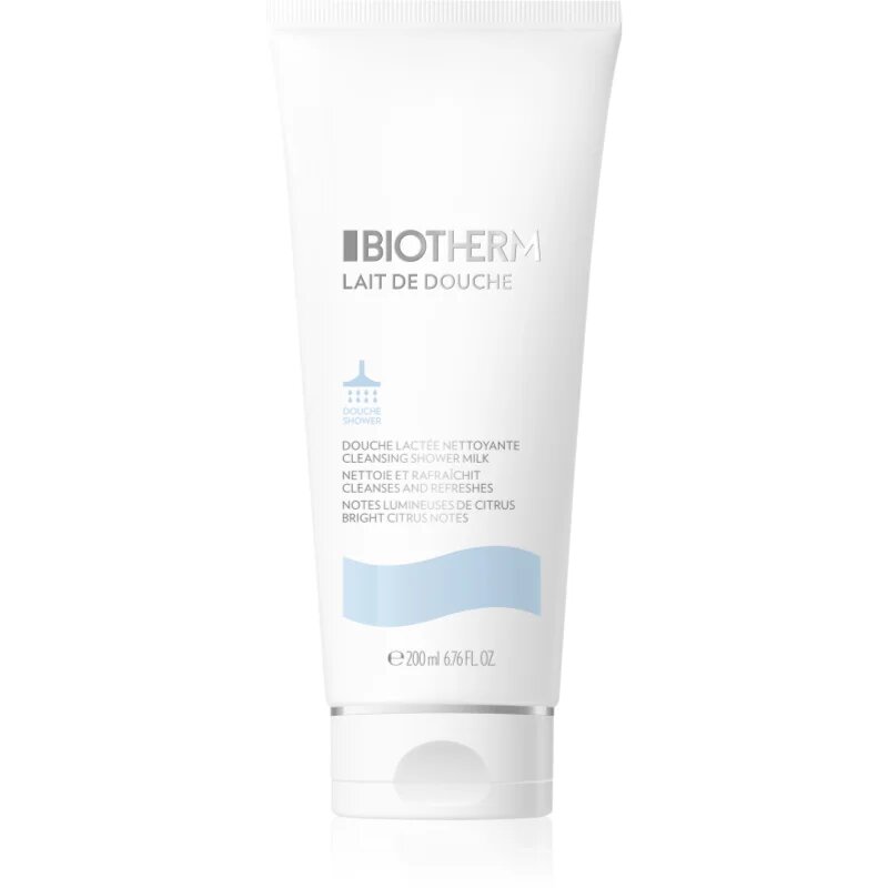 Biotherm Lait Corporel Lait De Douche tisztító tusfürdő tej citrus esszenciával 200 ml