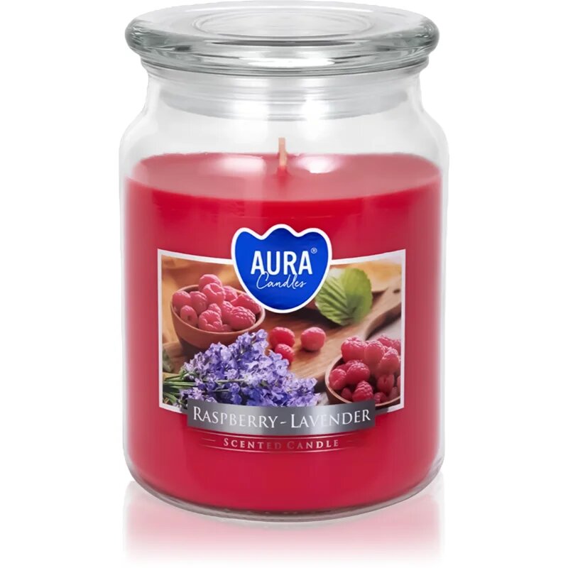 BISPOL Premium Line Raspberry -Lavender illatgyertya 500 g