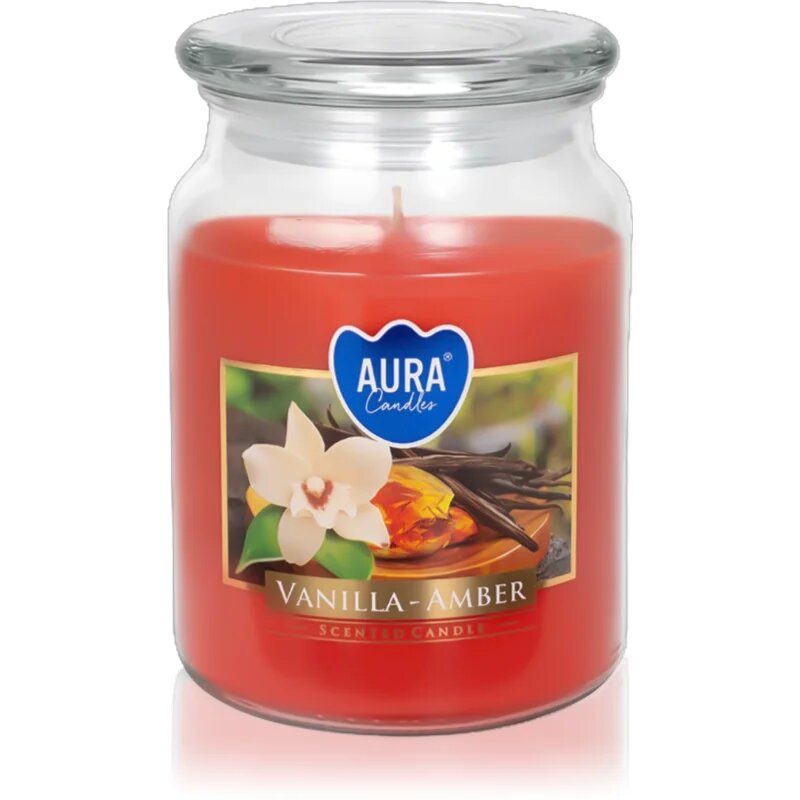 BISPOL Vanilla & Amber illatgyertya 500 ml