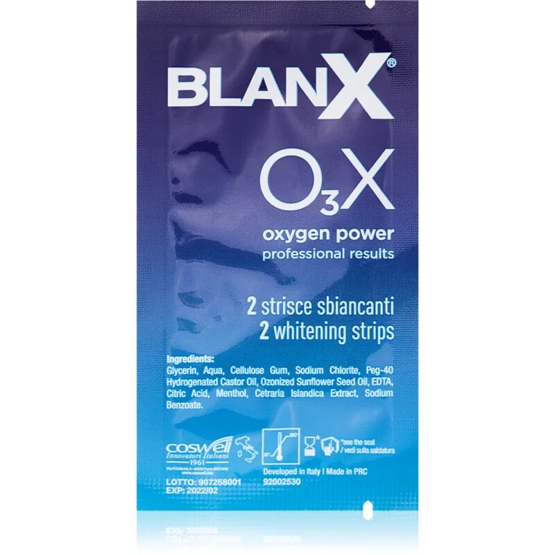 BlanX O3X Strips fogfehérítő szalag a fogakra 10 db