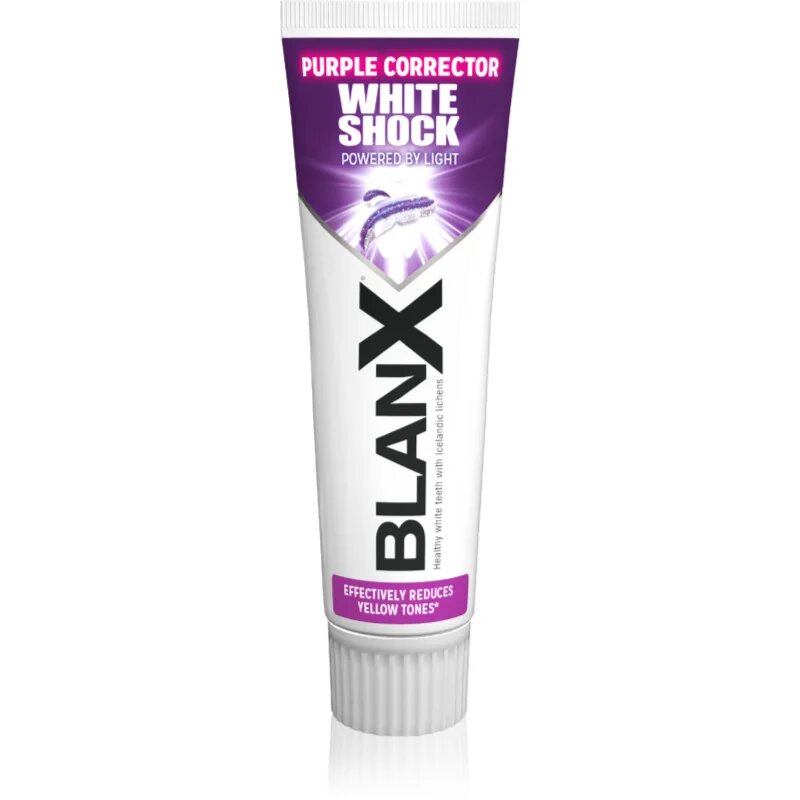 BlanX White Shock Purple fehérítő fogkrém lila pigmenttel 78 ml