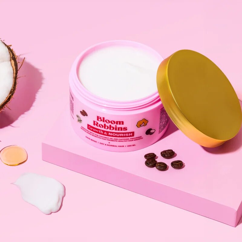 Bloom Robbins Growth & Nourish Hair Mask tápláló hajmaszk minden hajtípusra 250 ml