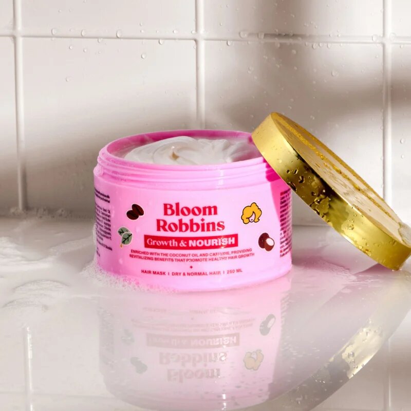 Bloom Robbins Growth & Nourish Hair Mask tápláló hajmaszk minden hajtípusra 250 ml