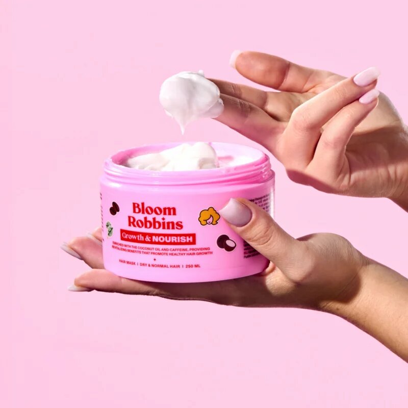 Bloom Robbins Growth & Nourish Hair Mask tápláló hajmaszk minden hajtípusra 250 ml