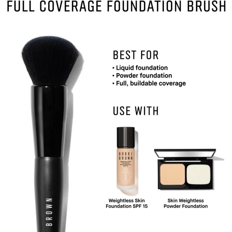 Bobbi Brown Brush Full Coverage Foundation make – up ecset 1 db
