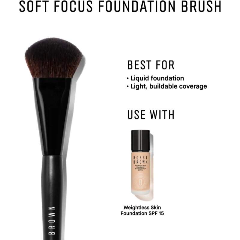 Bobbi Brown Brush Soft Focus FDT make – up ecset 1 db