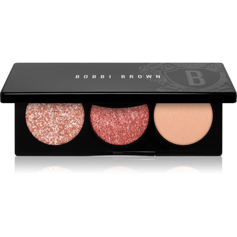 Bobbi Brown Essential Eye Shadow Trios szemhéjfesték paletta a tökéletes küllemért árnyalat Soft Coral 44 g