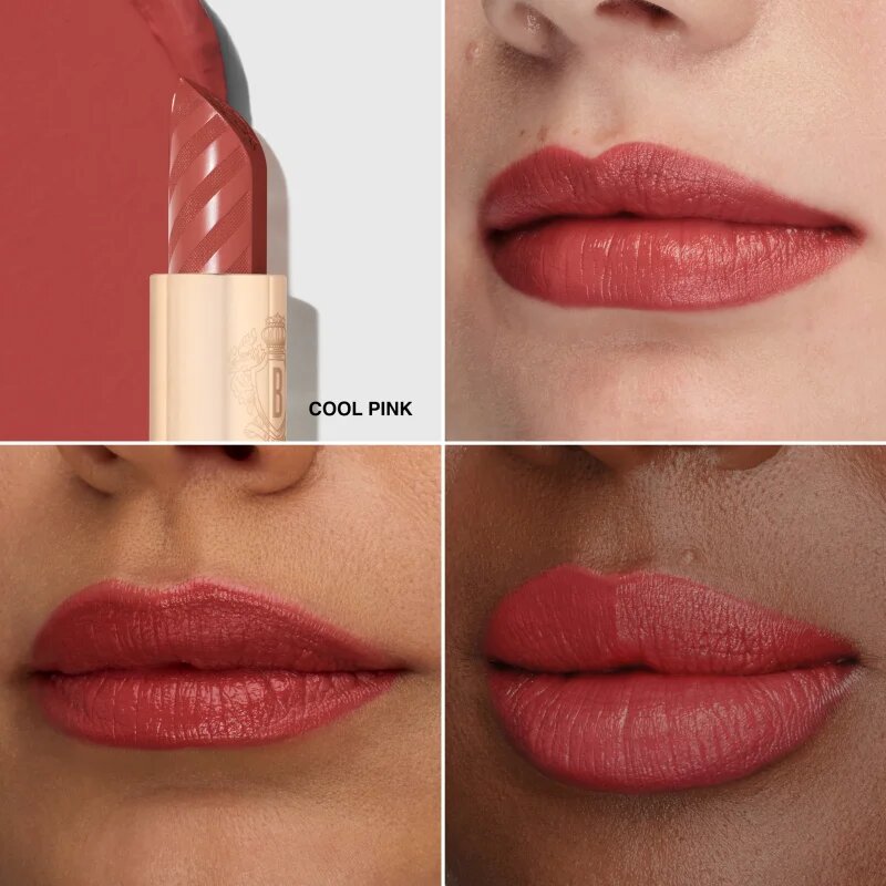 Bobbi Brown Holiday Luxe Lipstick magas pigmenttartalmú krémes rúzs árnyalat Cool Pink 3.5 g
