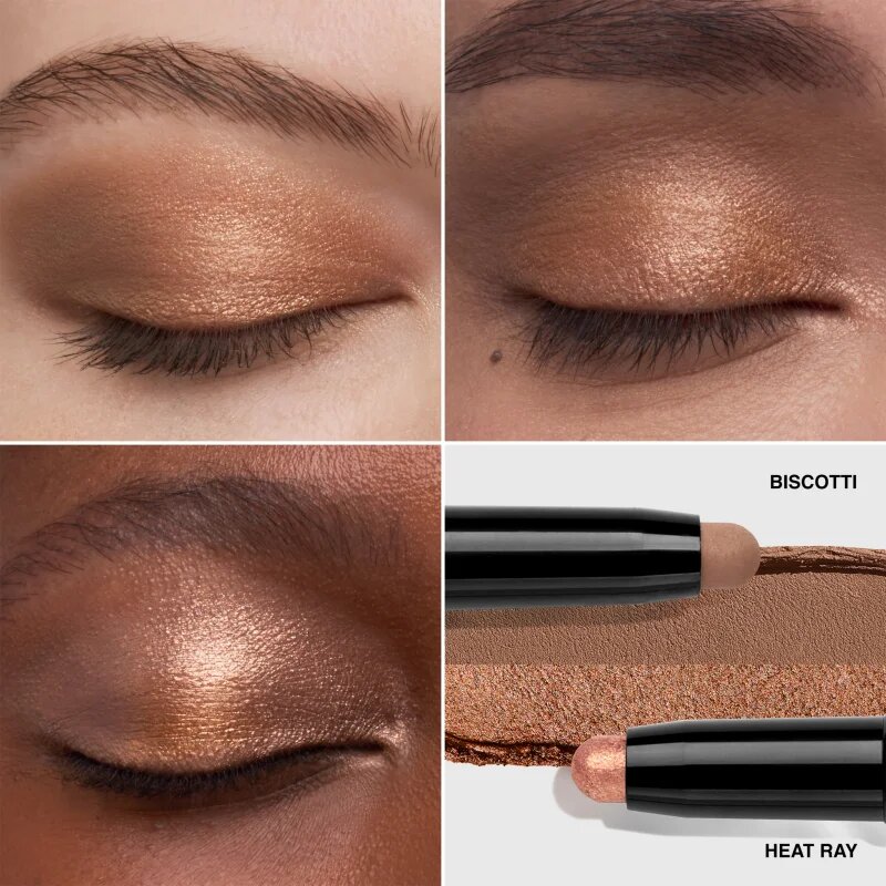 Bobbi Brown Long-Wear Dual-Ended Cream Shadow Stick szemhéjfesték ceruza duo árnyalat Heat Ray / Biscotti 1.6 g