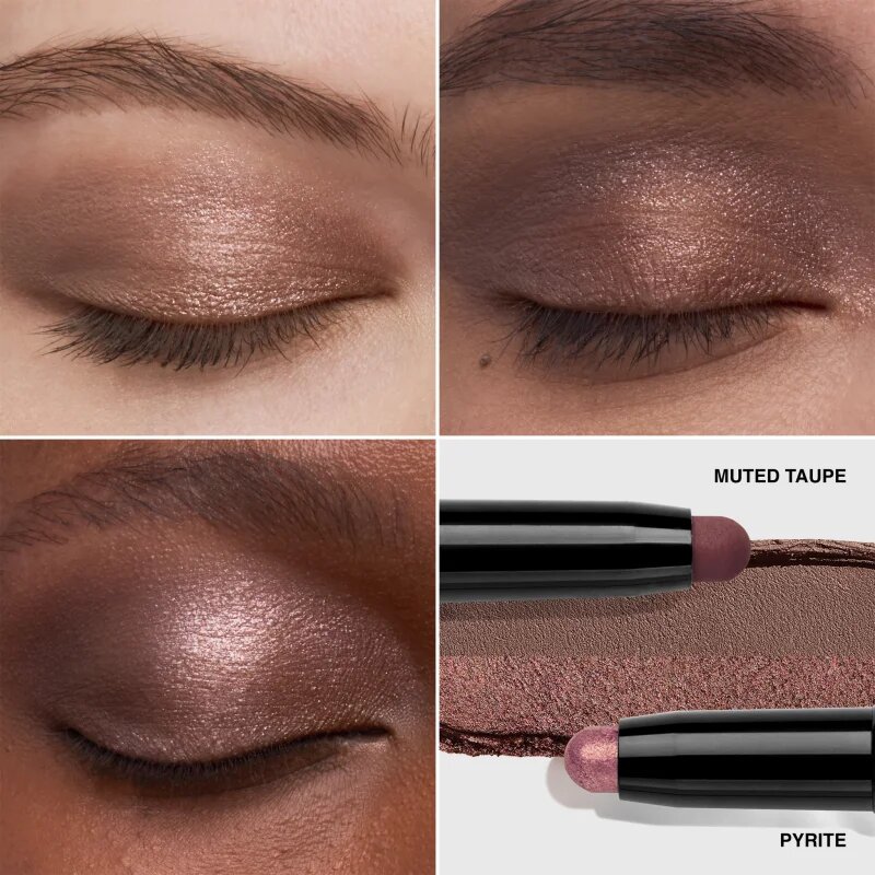 Bobbi Brown Long-Wear Dual-Ended Cream Shadow Stick szemhéjfesték ceruza duo árnyalat Pyrite / Muted Taupe 1.6 g