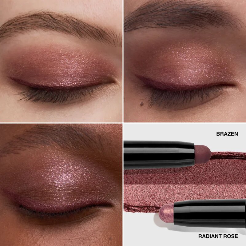 Bobbi Brown Long-Wear Dual-Ended Cream Shadow Stick szemhéjfesték ceruza duo árnyalat Radiant Rose / Brazen 1.6 g