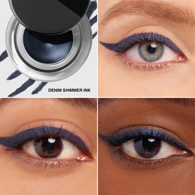 Bobbi Brown Long-Wear Gel Eyeliner szemhéjtus géles textúrájú árnyalat Denim Ink 3 g