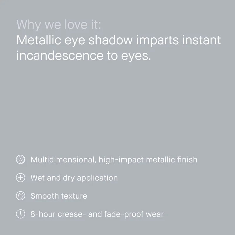 Bobbi Brown Luxe Eye Shadow metálszínű szemhéjfesték árnyalat MELTING POINT 25 g