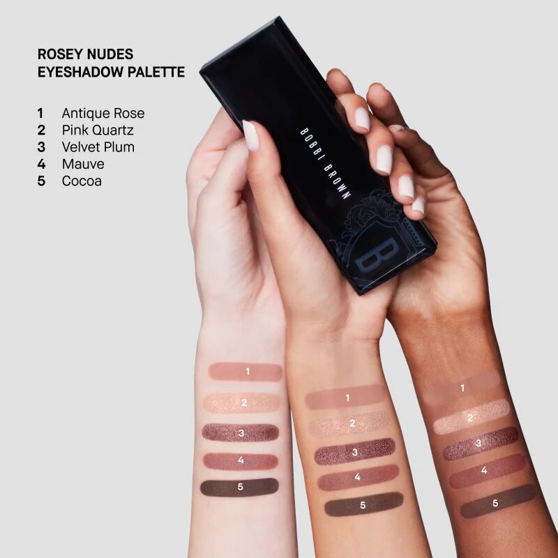 Bobbi Brown Nudes Eyeshadow Palette szemhéjfesték paletta árnyalat Rosey Nudes 1 db