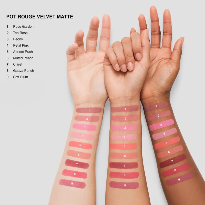 Bobbi Brown Pot Rouge Velvet Matte matt krémes arcpírositó árnyalat Guava Punch 8.5 g