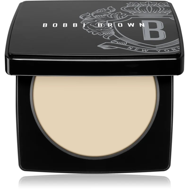 Bobbi Brown Sheer Finish Pressed Powder gyengéd kompakt púder árnyalat Pale Yellow 9 g