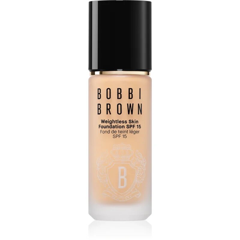 Bobbi Brown Weightless Skin Foundation SPF 15 tartós alapozó hidratáló hatással árnyalat Natural Tan 30 ml
