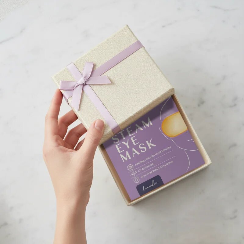Body Restore Steam Eye Mask Lavender szemmaszk levendula illatú 5 db