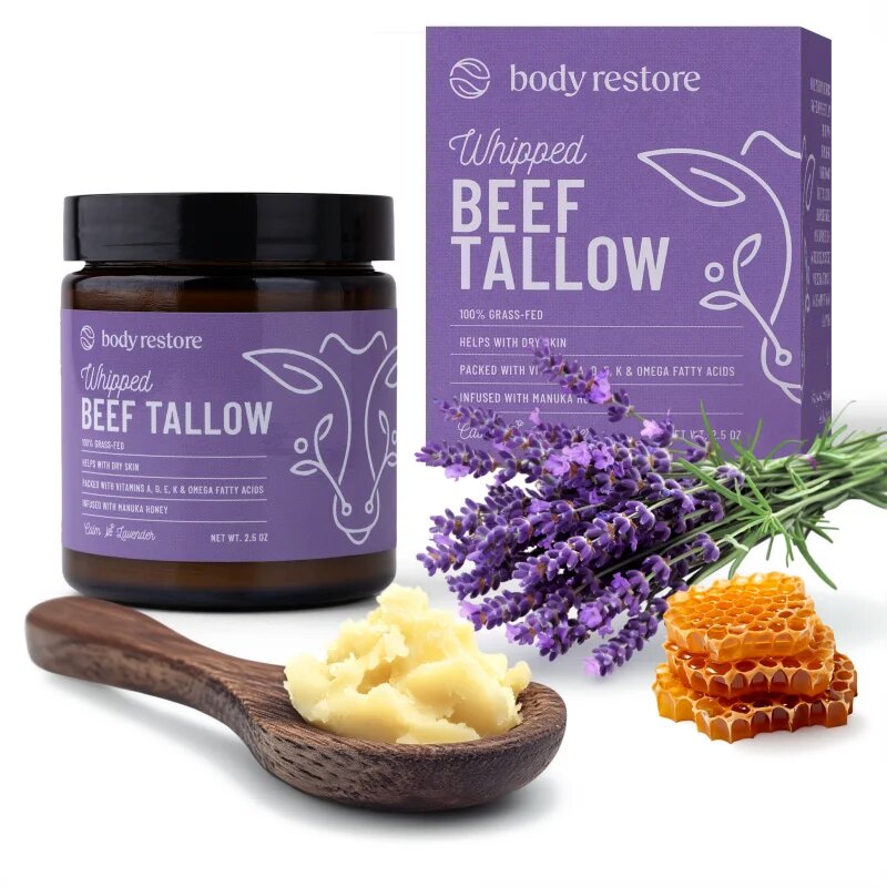 Body Restore Whipped Beef Tallow Balm Lavender tápláló testkrém 73 ml