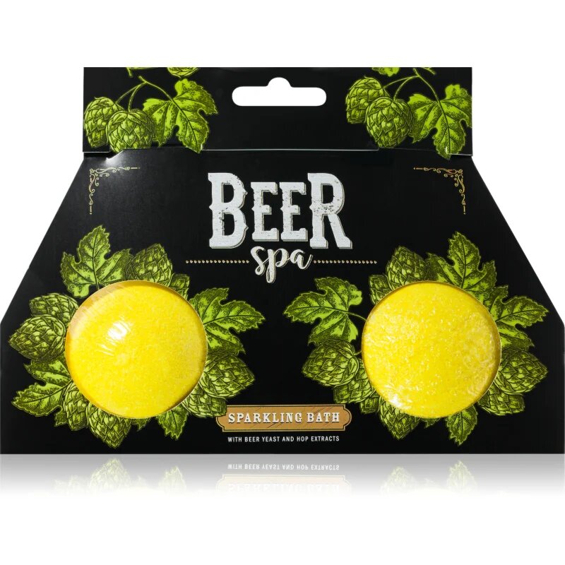 Bohemia Gifts Beer Spa szénsavas fürdő golyók 2x100 g