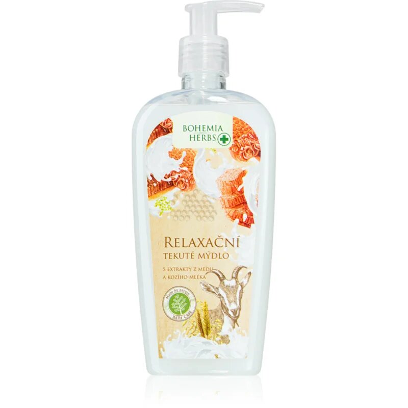 Bohemia Gifts Bohemia Herbs Honey & Goat Milk folyékony szappan 300 ml