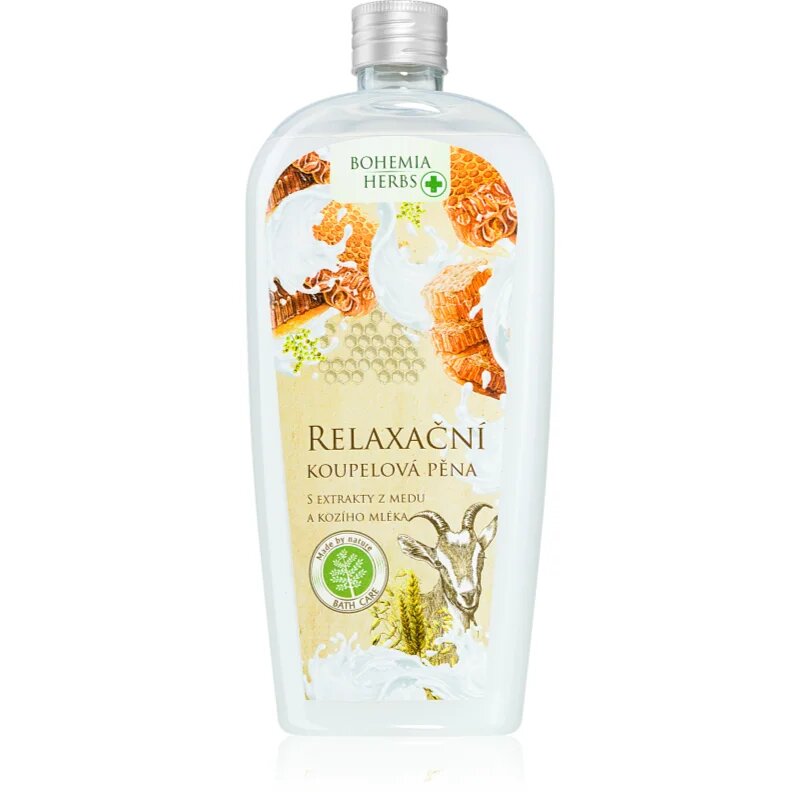 Bohemia Gifts Bohemia Herbs Honey & Goat Milk fürdőhab 500 ml