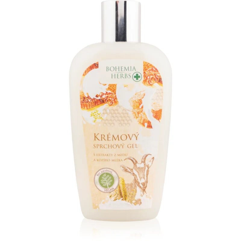Bohemia Gifts Bohemia Herbs Honey & Goat Milk tusfürdő gél 250 ml