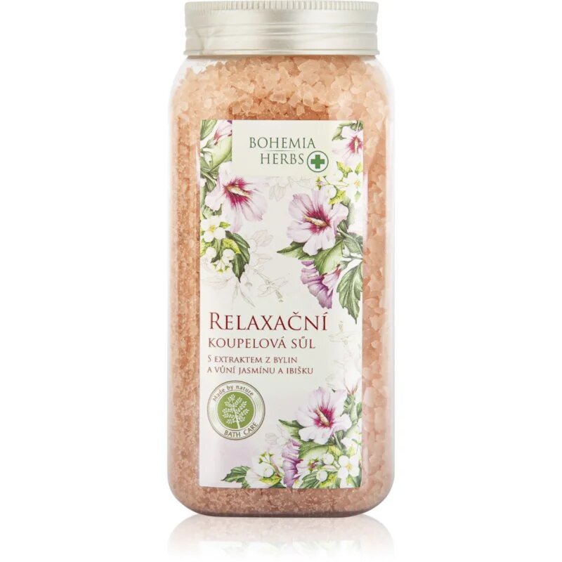 Bohemia Gifts Bohemia Herbs Jasmine & Hibiscus fürdősó 900 g