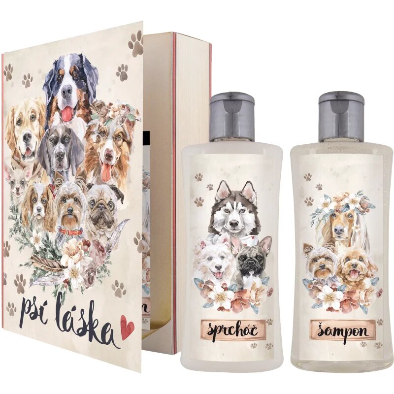 Bohemia Gifts Book Dog's Love ajándékszett